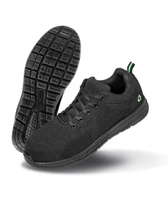 Recycled safety trainers