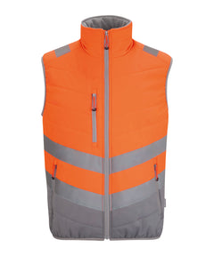 Hi-vis two-tone thermal bodywarmer