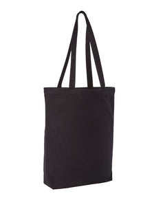 Recycled premium canvas ‘flat base’ shopper