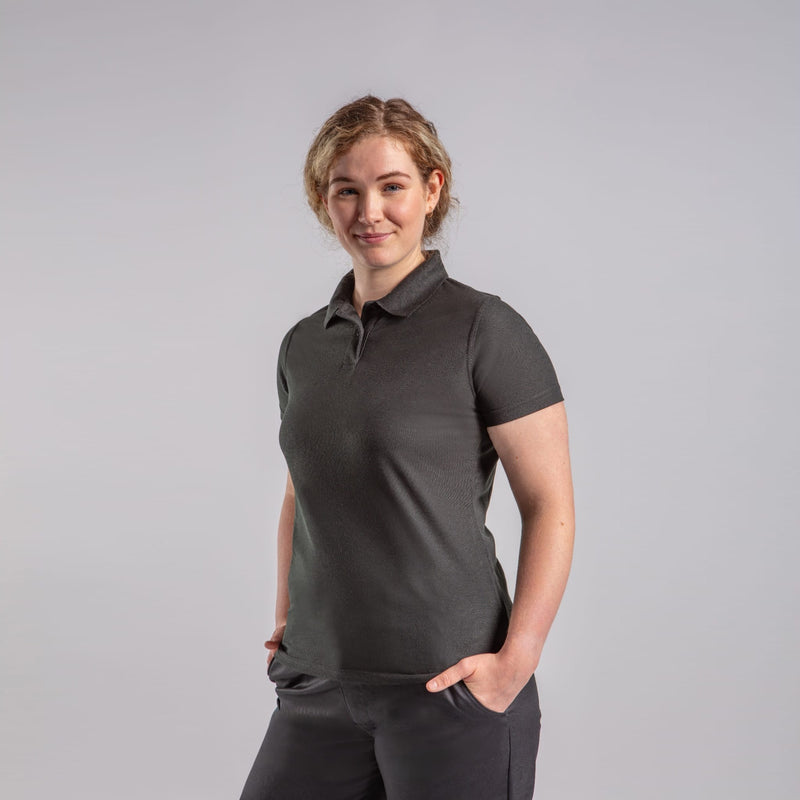 Ladies Polyester Polo Shirt Personalised Workwear Quote