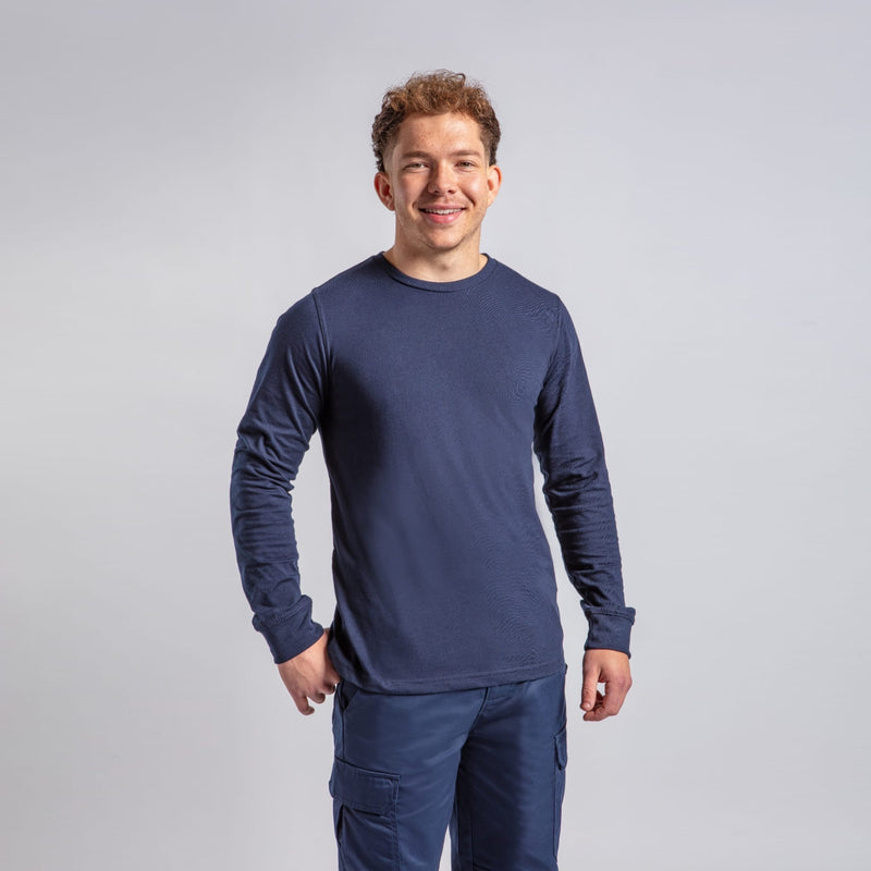Long Sleeve T-Shirt Personalised Workwear Quote