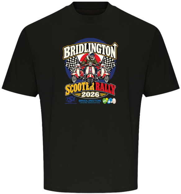 Bridlington Scooter Weekend 2026 Printed Cotton T-Shirt
