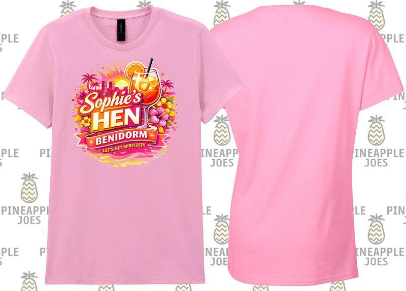 Sophie's Hen Night Printed T-Shirt