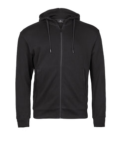 Ribbed interlock hooded full-zip (5508)