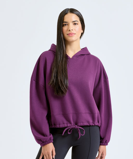 Women's TriDri® cropped oversize hoodie