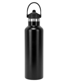 TriDri® Vacuum sports water bottle with flip-up straw