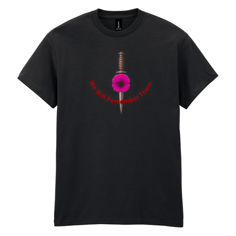 The Squaddie Shop - We Shall Remember Them T-Shirt
