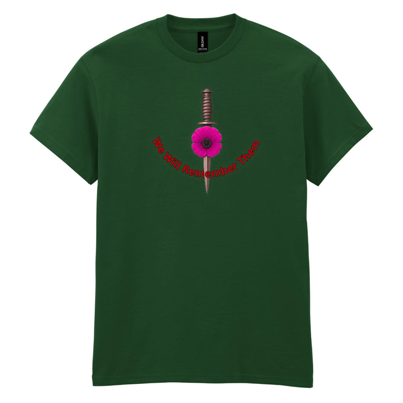The Squaddie Shop - We Shall Remember Them T-Shirt