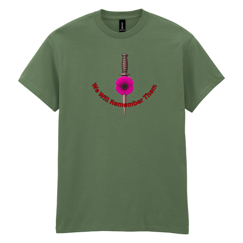 The Squaddie Shop - We Shall Remember Them T-Shirt