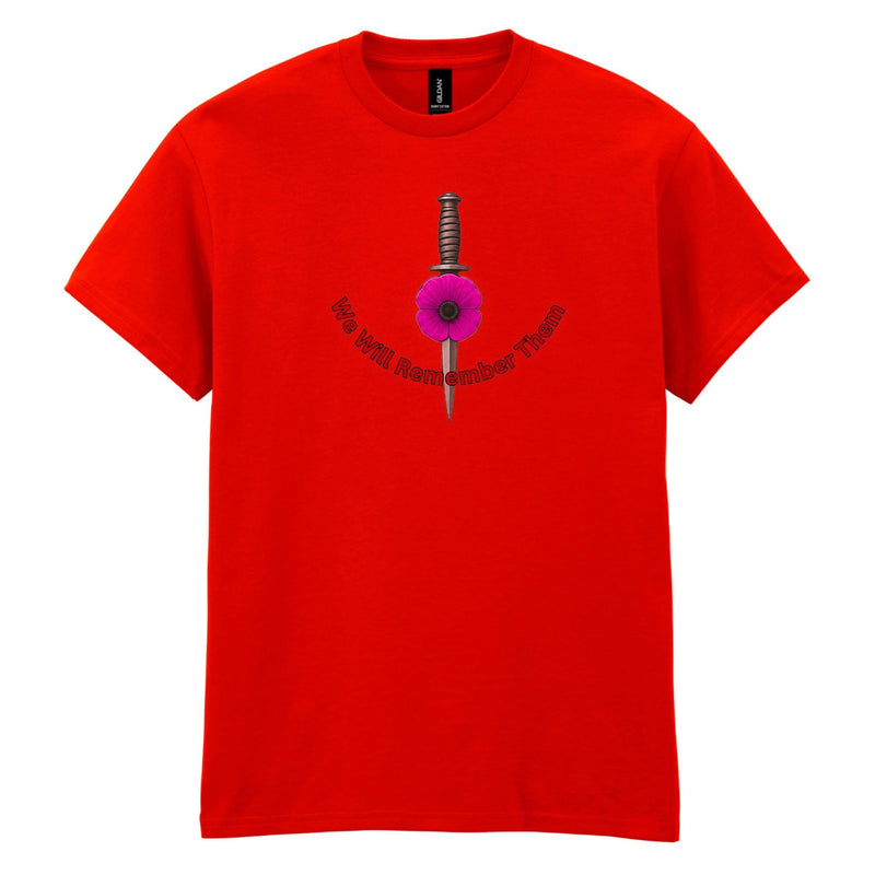 The Squaddie Shop - We Shall Remember Them T-Shirt