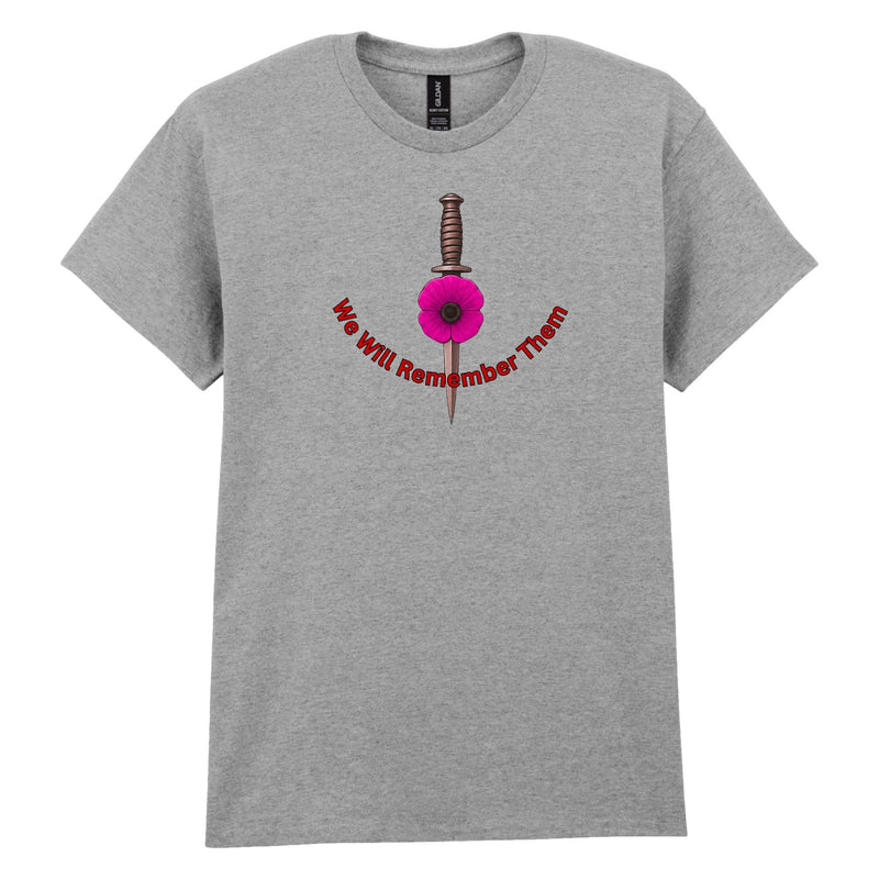 The Squaddie Shop - We Shall Remember Them T-Shirt