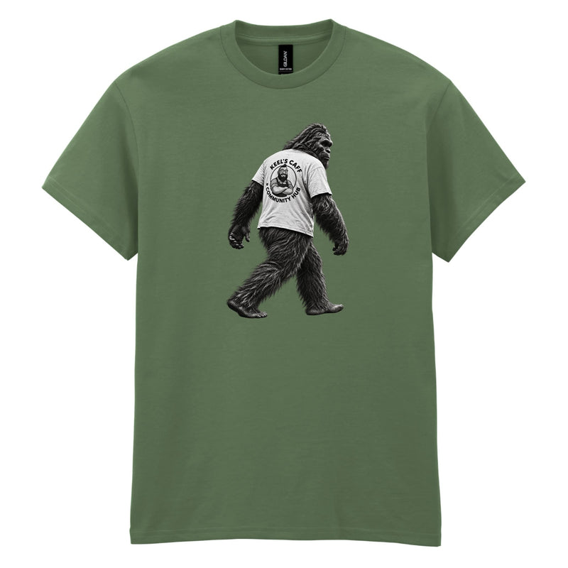 Keel's Caff - Big Foot Cotton T-Shirt