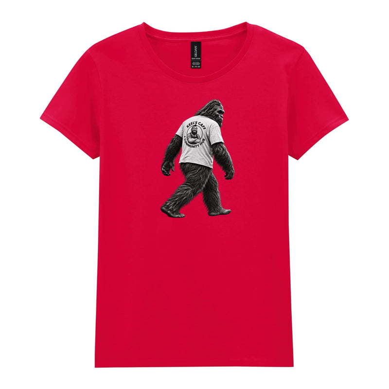 Keel's Caff - Big Foot Womens T-Shirt