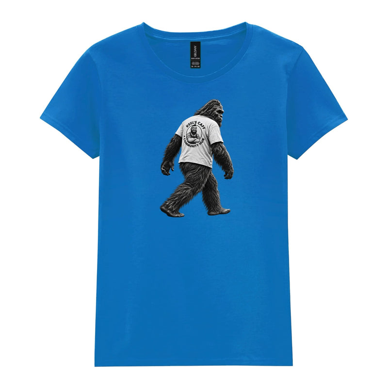 Keel's Caff - Big Foot Womens T-Shirt