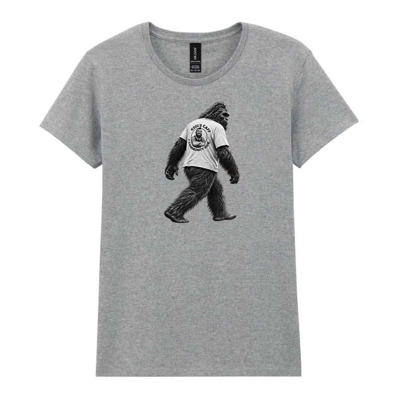 Keel's Caff - Big Foot Womens T-Shirt