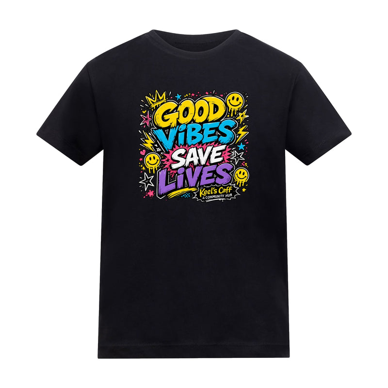 Keel's Caff - Good Vibes Gildan Kids T-Shirt