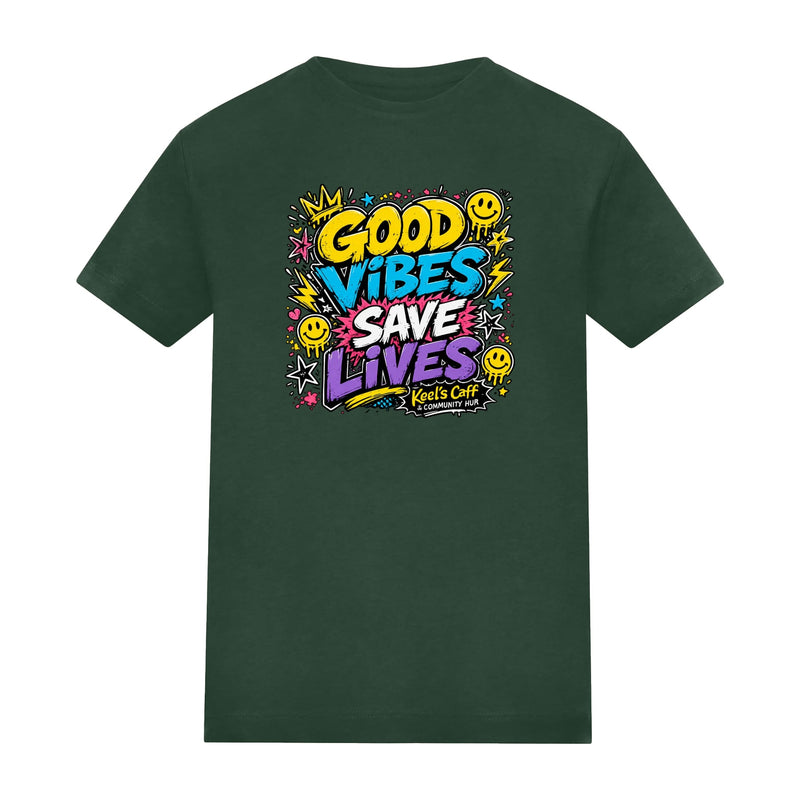 Keel's Caff - Good Vibes Gildan Kids T-Shirt