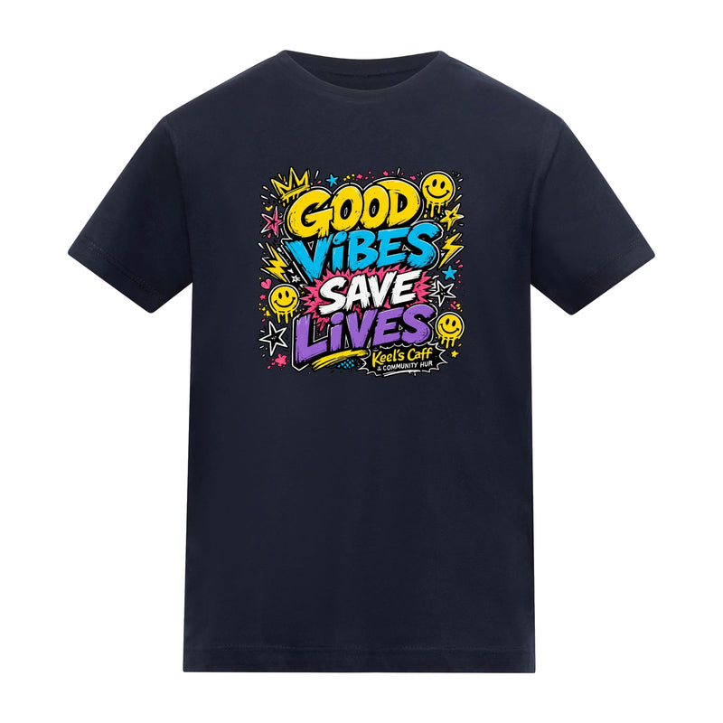 Keel's Caff - Good Vibes Gildan Kids T-Shirt