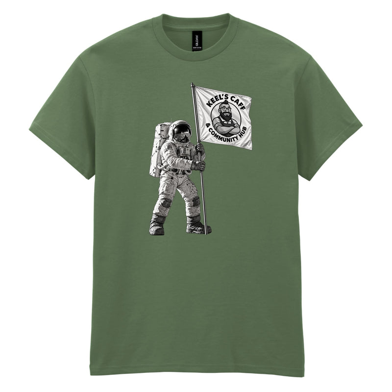 Keel's Caff - Moon Landing Cotton T-Shirt