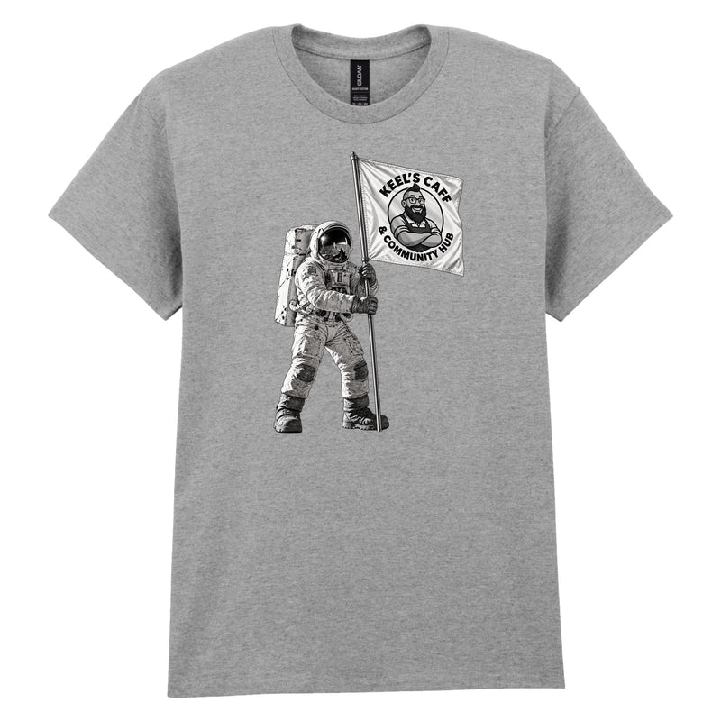 Keel's Caff - Moon Landing Cotton T-Shirt