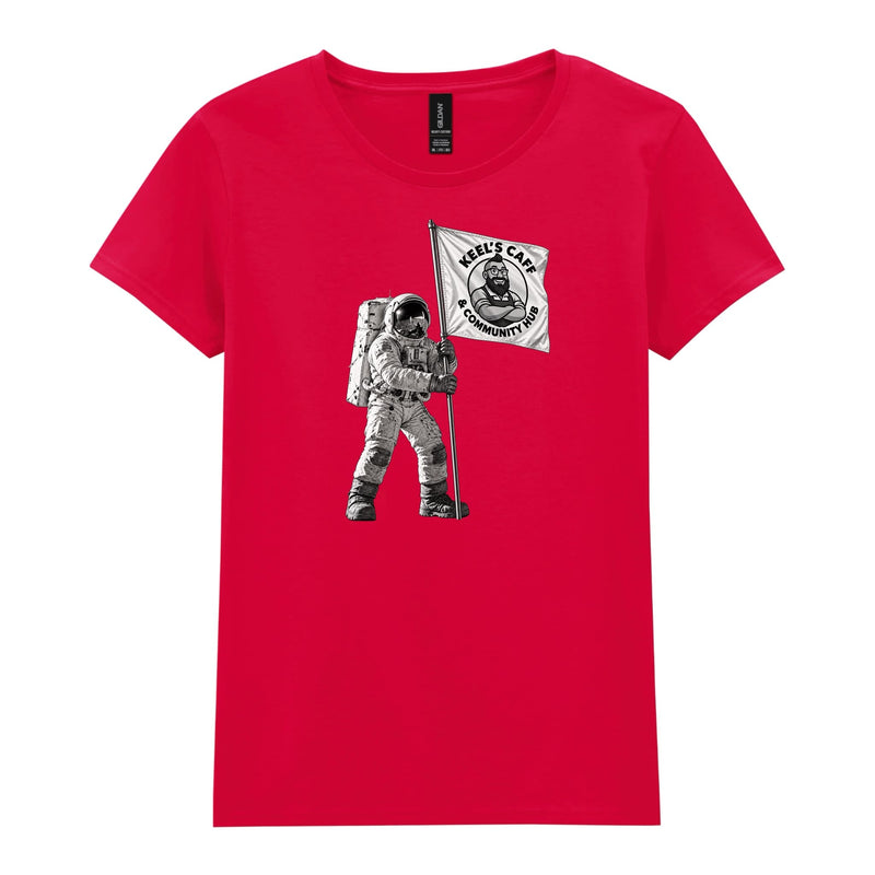 Keel's Caff - Moon Landing Womens T-Shirt